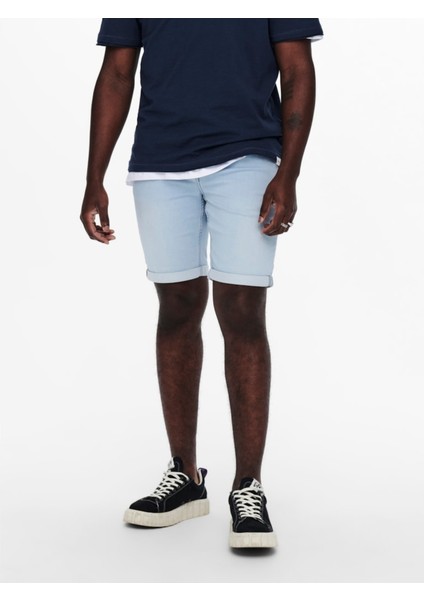 Onsply Lb Jog 8587 Pım Dnm Shorts Noos Erkek Mavi Şort - 22018587