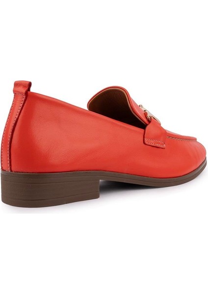 Yumuşak Deri Rahat Tokalı Pamuk Ayakkabı Nar Çiçeği 507 modelleri