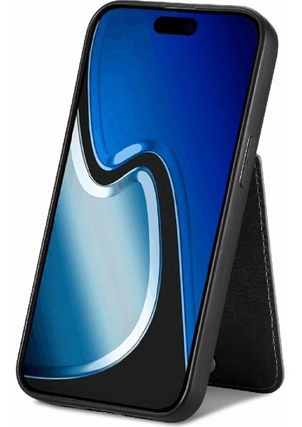 IPhone 15 Artı Crad Yuvası Manyetik Araç Montaj Cüzdan Standı Fermuar (Yurt Dışından)