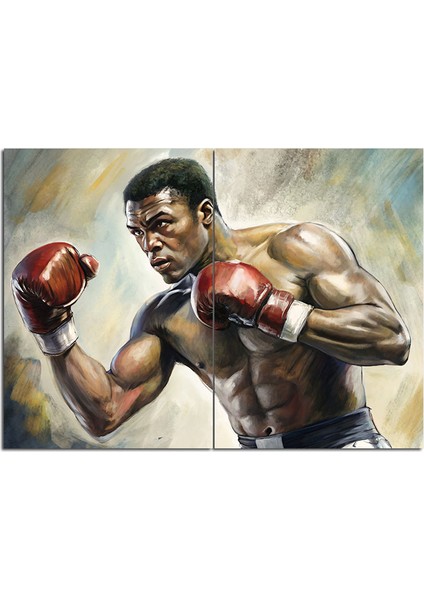 Ahşap Mdf Puzzle Yapboz Muhammed Ali 120 Parça 25*35 cm