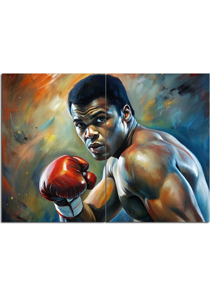 Ahşap Mdf Puzzle Yapboz Muhammed Ali 120 Parça 25*35 cm