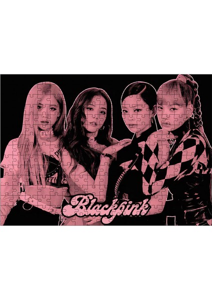 Ahşap Mdf Puzzle Yapboz Blackpink 255 Parça 35*50 cm