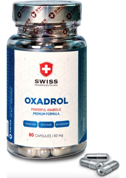 Swiss Supplement Oxadrol 60MG 80 Capsul 3759*