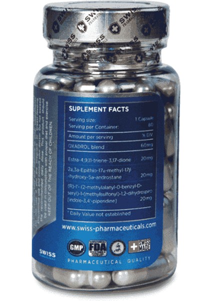 Swiss Supplement Oxadrol 60MG 80 Capsul 3759* fiyatları