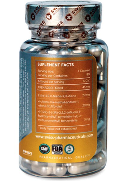 Swiss Supplement Trenadrol 100MG 80 Capsul 3757* fiyatları