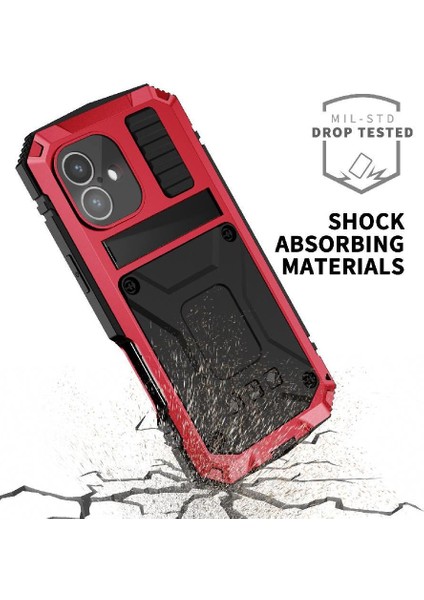 IPhone 16 Için Metal Kasa Withkickstand 360 Tam Vücut Koruyucu Kapak (Yurt Dışından) fırsatları