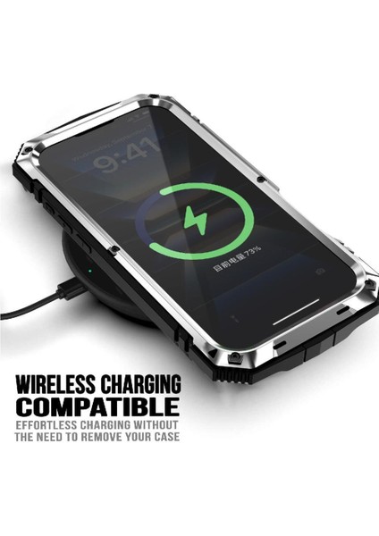 IPhone 16 Için Metal Kasa Artı Şok Geçirmez Cam Ekran Koruyucu 360 (Yurt Dışından) indirimleri