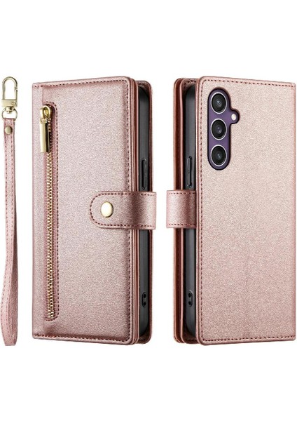 Samsung Galaxy S24 Artı Çok Fonksiyonlu Cüzdan Iş Için Flip Case (Yurt Dışından)