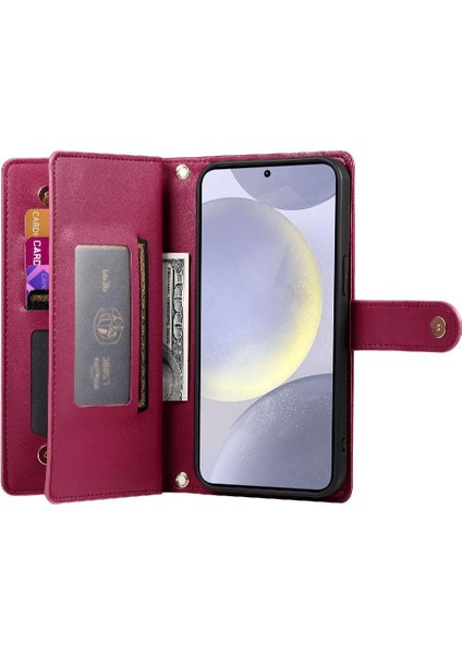 Samsung Galaxy S24 Artı Çok Fonksiyonlu Cüzdan Iş Için Flip Case (Yurt Dışından) fiyatları