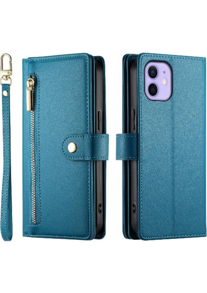 IPhone 12 Pro Için Flip Case Crossbody Kayış Iş Çok Fonksiyonlu (Yurt Dışından)