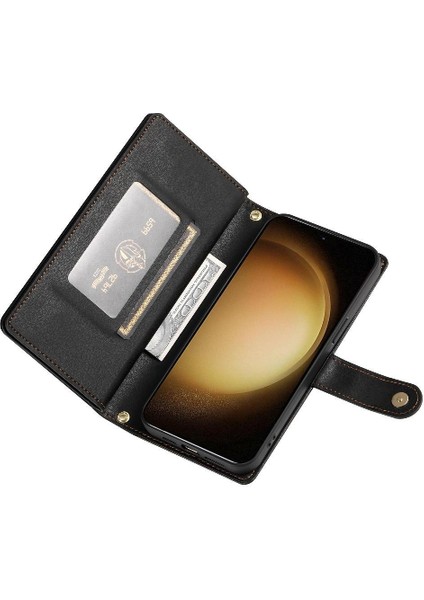 Samsung Galaxy S23 Artı Cüzdan Iş Standı Crossbody Için Flip Case (Yurt Dışından) fiyatları
