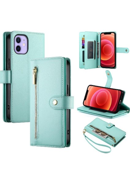 IPhone 12 Pro Için Flip Case Crossbody Kayış Iş Çok Fonksiyonlu (Yurt Dışından)