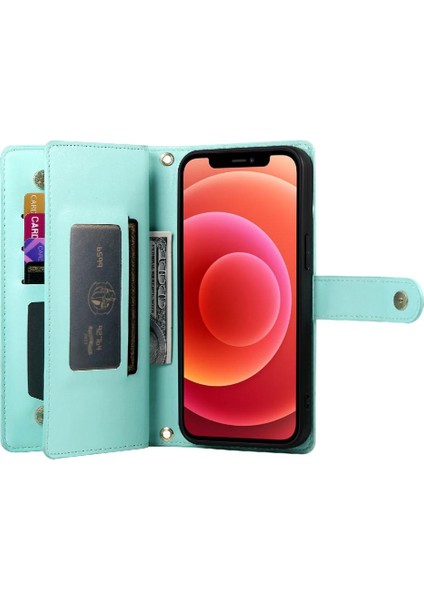 IPhone 12 Pro Için Flip Case Crossbody Kayış Iş Çok Fonksiyonlu (Yurt Dışından)