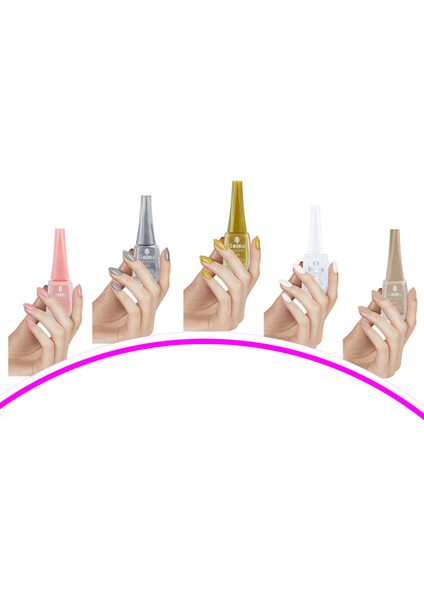 5 Adet Keratinli Besleyici Oje 14 ml Set7