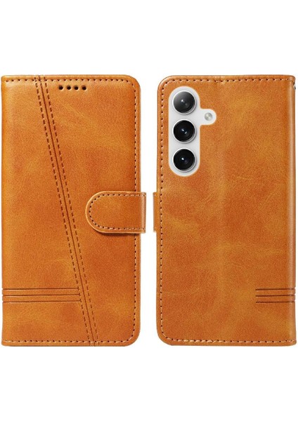 Samsung Galaxy S24 Artı Ayrılabilir Siyah Bilezik Preslenmiş Pu Için Filp Durumda (Yurt Dışından) modelleri