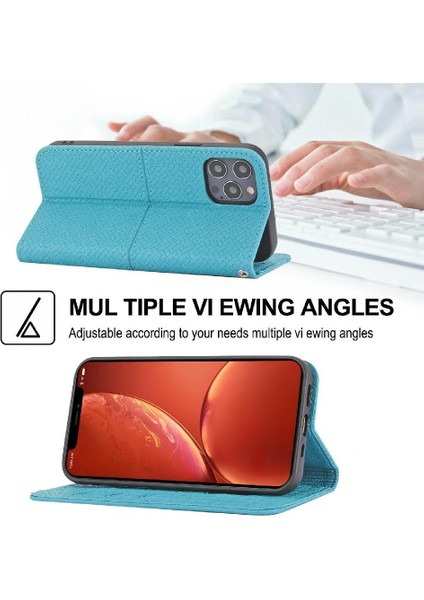 IPhone 16 Için Kılıf Pro Pu Deri Kapak Kredi Kartı Tutucu Flip Folio Kitap (Yurt Dışından)