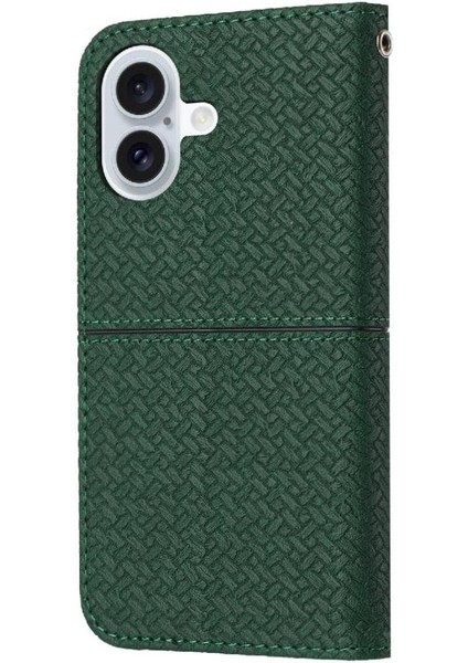 IPhone 16 Flip Folio Kitap Pu Deri Kapak El Cüzdan Kredi (Yurt Dışından)