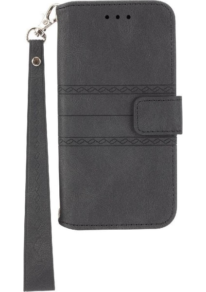 Onur 200 Pro Kickstand Darbeye Koruyucu Pu Deri Için Flip Case (Yurt Dışından)