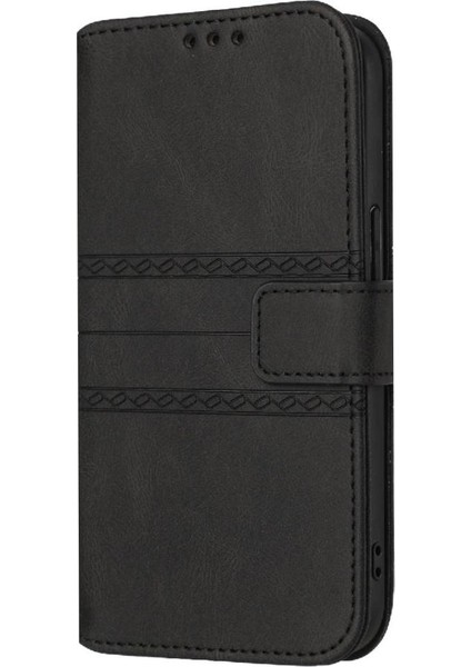 Onur 200 Pro Kickstand Darbeye Koruyucu Pu Deri Için Flip Case (Yurt Dışından)