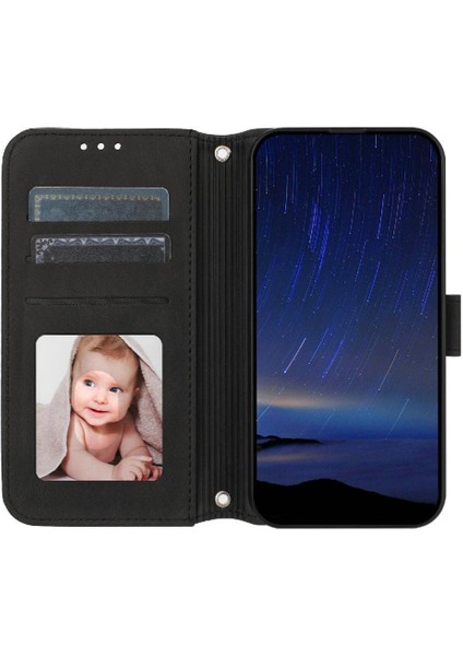 Onur 200 Pro Kickstand Darbeye Koruyucu Pu Deri Için Flip Case (Yurt Dışından)