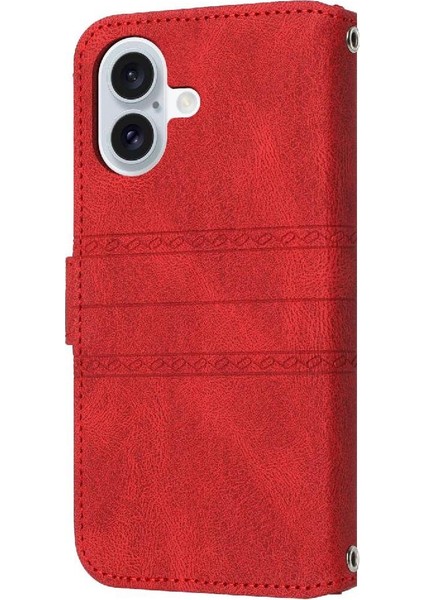 IPhone 16 Için Flip Case Manyetik Kapatma Kickstand Darbeye Koruyucu (Yurt Dışından) fırsatları