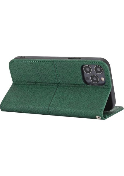 IPhone 16 Için Kılıf Pro Max Pu Deri Kapak Kredi Kartı Tutucu Flip Folio (Yurt Dışından)