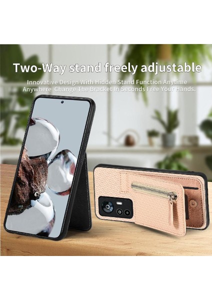 Xiaomi 12T Fermuar Crad Yuvası Manyetik Araç Montaj Cüzdan Standı (Yurt Dışından) fiyatları