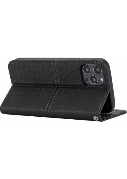 IPhone 16 Için Kılıf Pro Max Pu Deri Kapak Kredi Kartı Tutucu Flip Folio (Yurt Dışından)