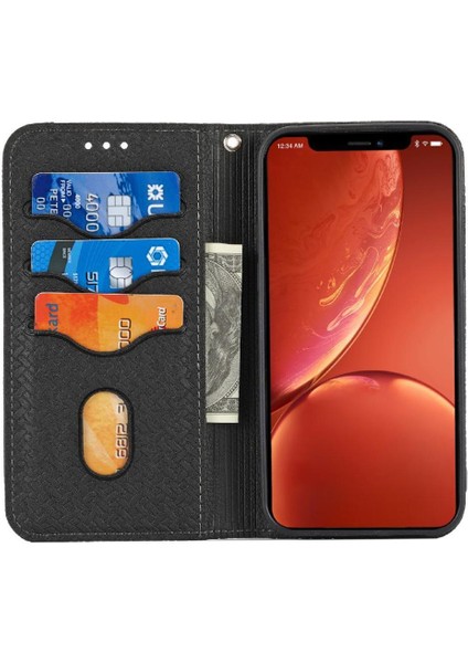 IPhone 16 Için Kılıf Pro Max Pu Deri Kapak Kredi Kartı Tutucu Flip Folio (Yurt Dışından)