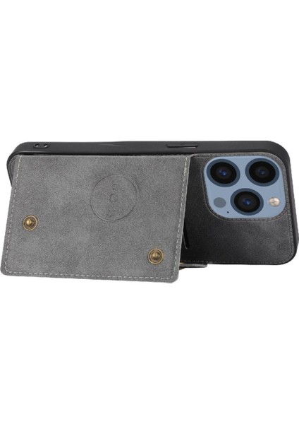 IPhone 16 Için Cüzdan Durumda Pro Max Cüzdan Durumda Kickstand Buit Demir Kart (Yurt Dışından)