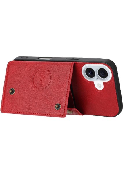 IPhone 16 Için Cüzdan Kılıf Cüzdan Kılıf Darbeye Koruyucu Kickstand Kart (Yurt Dışından) fiyatları