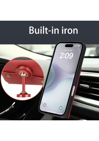 IPhone 16 Için Cüzdan Kılıf Cüzdan Kılıf Darbeye Koruyucu Kickstand Kart (Yurt Dışından) fiyatları