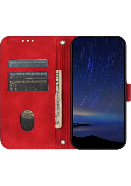 IPhone 16 Için Filp Durumda Bilek Kayışı Pu Deri Kapak Kickstand Kredi Kartı (Yurt Dışından) fiyatları
