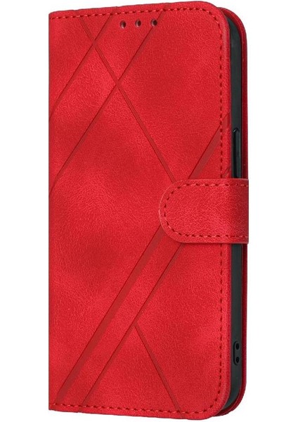 IPhone 16 Için Filp Durumda Bilek Kayışı Pu Deri Kapak Kickstand Kredi Kartı (Yurt Dışından) modelleri