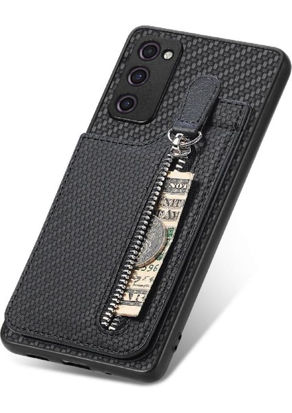 Samsung Galaxy S20 Fe Fermuar Standı Manyetik Araç Montaj Cüzdan Crad (Yurt Dışından) fırsatları