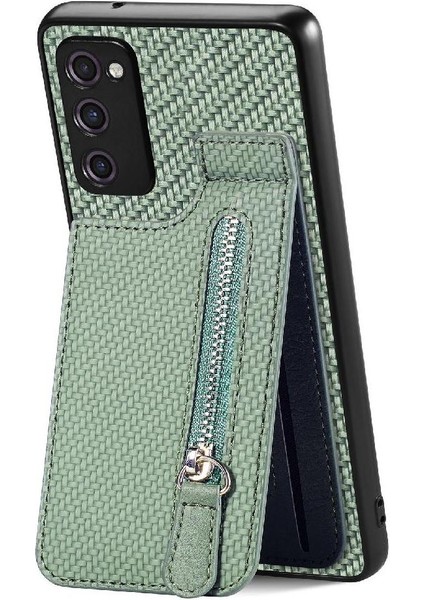 Samsung Galaxy S20 Fe Fermuar Standı Manyetik Araç Montaj Cüzdan Crad (Yurt Dışından)