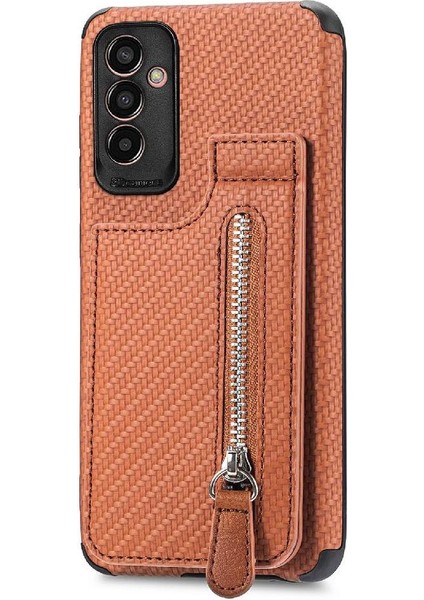 Samsung Galaxy M13 Için Kılıf Standı Fermuar Cüzdan Manyetik Araç Montaj Crad (Yurt Dışından) indirimleri