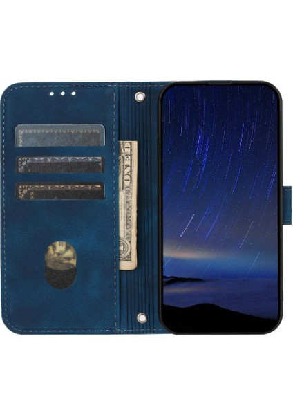 IPhone 16 Için Filp Durumda Tam Koruma Kickstand Anti Scratch Pu Deri (Yurt Dışından)