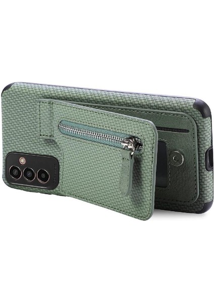 Samsung Galaxy M13 Için Kılıf Standı Fermuar Cüzdan Manyetik Araç Montaj Crad (Yurt Dışından) fiyatları