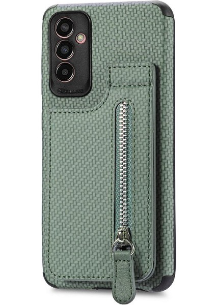 Samsung Galaxy M13 Için Kılıf Standı Fermuar Cüzdan Manyetik Araç Montaj Crad (Yurt Dışından) fırsatları