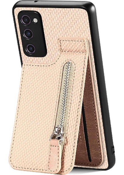 Samsung Galaxy S20 Fe Fermuar Standı Manyetik Araç Montaj Cüzdan Crad (Yurt Dışından)