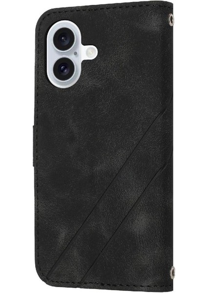 IPhone 16 Için Filp Durumda Tam Koruma Kickstand Anti Scratch Pu Deri (Yurt Dışından) fırsatları