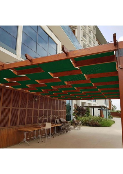 Yeşil 70CM Enliler Su Geçirmez Dekoratif Gölgelik Battı Çıktı 1m (Boy)