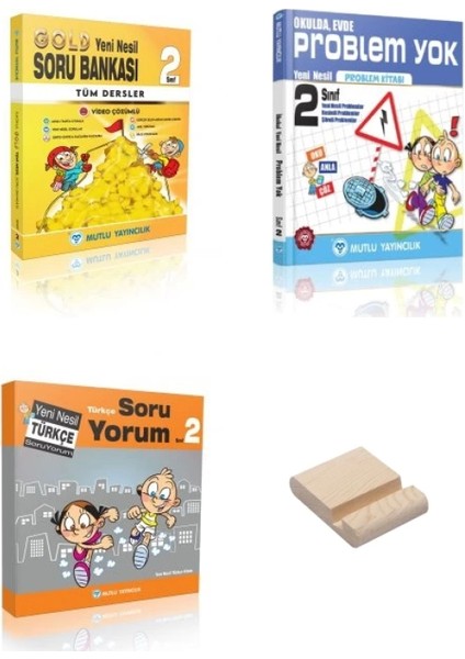 2. Sınıf Gold Tüm Dersler Soru Bankası - Telefon Tutucu
