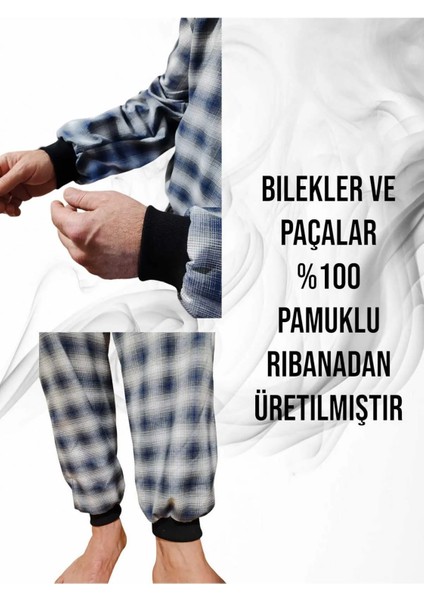 Demans Life Ribanalı Demans Tulumu Hasta Bakım Kıyafet Terletmez Ekose Kumaş  Pamuk