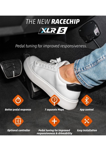 Race Chip Racechip Xlr5 App Bluetooth Kontrollü Gaz Pedal Tepki Hızlandırıcı Eco, Sport, Race Madein Germany