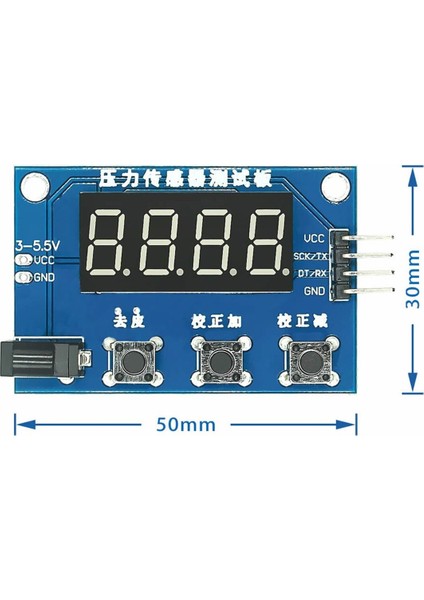 HX711 Gösterge Modülü Elektronik Tartı 5/10 kg Ağırlık Sensör Hassas Ölçüm Dijital Ekran Load Cell