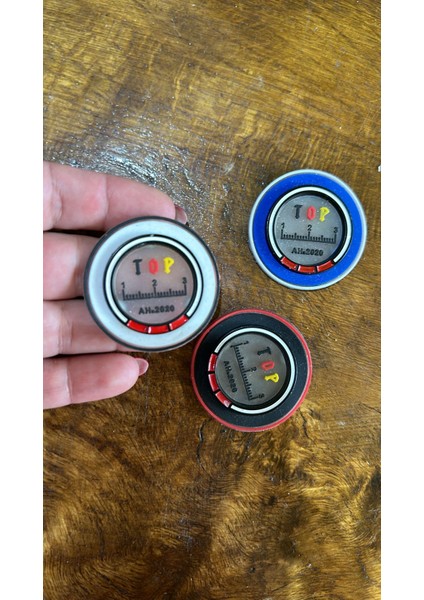 3 Lü Çelik Halkalı Silikon Arma Seti 4x4 cm