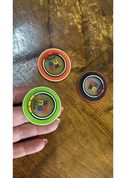 3 Lü Çelik Halkalısilikon Arma Seti Dikiş Aksesuarı 4x4 cm