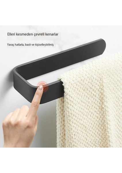 Delme Alanı Yok Alüminyum Rulo Kağıt Havlu Tutucu Havlu Havlu Tutucu Banyo Rulo Havlu Tutucu Su Geçirmez Rulosu Tutucu (Yurt Dışından)